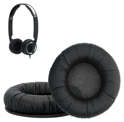 Produktbild von kwmobile 2x Ohr Polster für Sennheiser PX200 / PX100 Ohrpolster - Ersatz Ohrpolster - Kopfhörer Ersatzteile - Kopfhörer Ersatzpolster für Over Ear