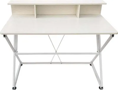 Produktbild von VDD Industrial Vintage Design Schreibtisch Tisch - Industrial Modern -110 cm breit - Weiß