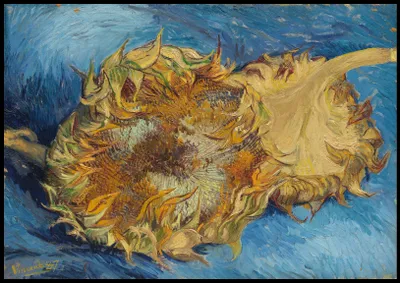 Obrázek produktu pro Poster 100x70cm Sunflowers, Van Gogh Vintage do Salonu
