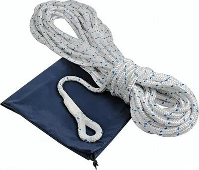 Produktbild von Ankerleine mit Blei, Durchmesser 10 12 mm, Länge 30 50 m geflochten mit Kausche, Polyester, Ankerseil Größe: 12 x 30