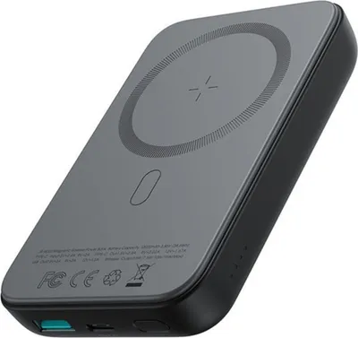 Immagine prodotto di Joyroom JR-W020 powerbank compatibile con MagSafe 20W 10000mAh con cavo da USB-A a USB-C (30cm) - Nero
