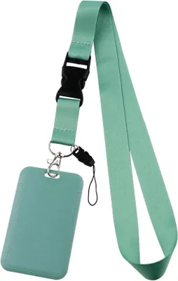 Produktbild von Famanu Lanyard mit ID-Kartenhalter und Clip - Schlüsselband - Schlüsselanhänger für Schlüssel und Ausweise