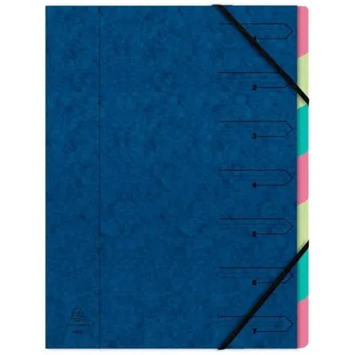 Produktbild von Ordnungsmappe Nature Future A4 7-teilig blau