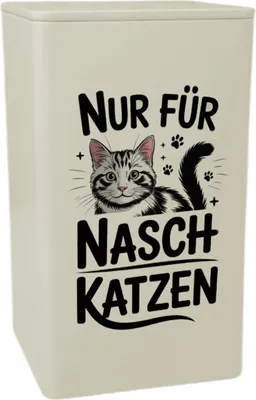 Produktbild von Getigerte Katze Dose 900ml nur für Naschkatzen Dose 900ml