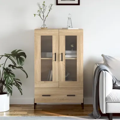 Produktbild von The Living Store Highboard Sonoma-Eiche 69,5x31x115 cm Holzwerkstoff