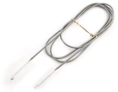 Flexible Rohrreinigungsbürste, Doppelrohr, 155 cm, transparent
