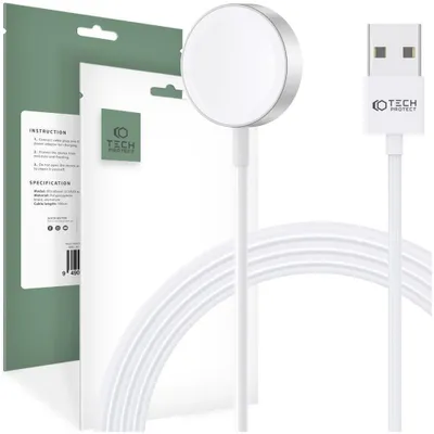 Immagine prodotto di Tech-Protect Ultraboost Cavo di ricarica magnetica 120 cm Apple Watch Bianco