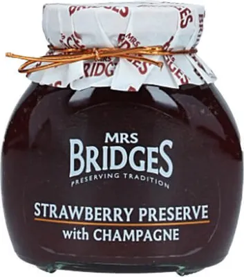 Produktbild von Mrs Bridges Erdbeerkonfitüre mit Champagner 340g