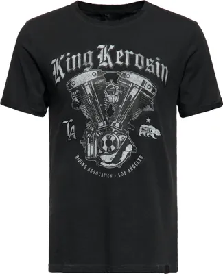 Produktbild von KING KEROSIN T-Shirt Riding Association L.a. Schwarz 3Xl