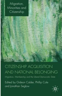Produktbild von Citizenship Acquisition and National Belonging