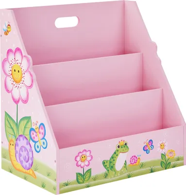 Produktbild von Kinder Bücherregall Stabiles Kinderregal Magic Garden Fantasy Fields TD-13142A