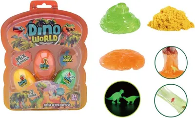Produktbild von Johntoy 3 Schleimeier mit Dino