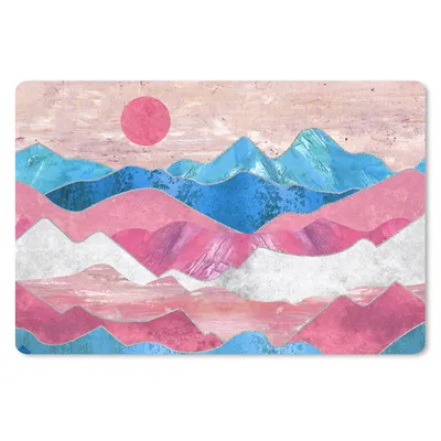 Produktbild von MuchoWow® Mauspad Mousepad Transgender - Stolz - Marmor 27x18 cm - Mousepads - Maus Mat - Pad - Mausunterlage - Büroartikel - Desk Matten