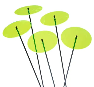 Immagine prodotto di Set di 5 pannelli solari fluorescenti, colore verde