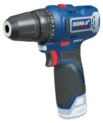 Immagine prodotto di Trapano a batteria DEDRA 12 V, 32 Nm, 0-400/1300 giri/min, senza batteria, DED7330