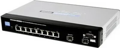 Produktbild von Cisco SRW2008P, 8-port 10/100/1000 Managed Gigabit Switch with PoE, gemanaged, 16 Gbit/Sek, SSL, TFTP, DHCP, SNTP, SSH, FCC Part15 Class A CE Class A UL cUL CE mark CB, Windows 2000, XP, 0 - 40 °C