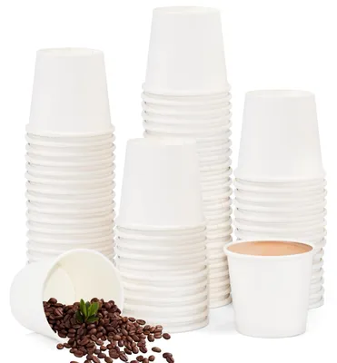 Imagen del producto de Juego de 200 vasos de papel de 30 ml, ideales para salsas y porciones pequeñas