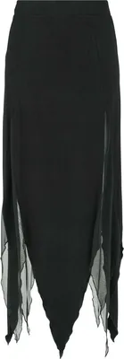 Produktbild von KIHILIST by KILLSTAR Mittellanger Rock Damen The Grimmer The Better Midi Skirt schwarz M