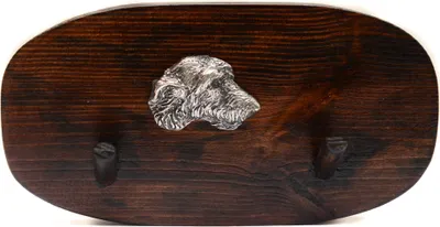 Image de Irish Wolfhound - support pour accessoires, support pour médailles pour chiens, crochets pour clés par Art-Dog
