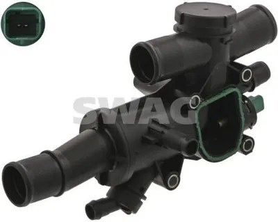 Produktbild von SWAG Thermostat Kühlmittel 83°C für FORD MONDEO IV Turnier (BA7) Focus II Schrägheck (DA, HCP, DP) S-MAX (WA6) Focus II Kombi (DA, FFS, DS) GALAXY