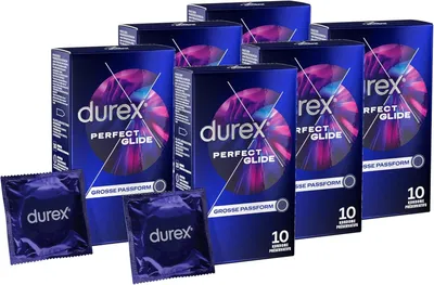 Produktbild von Durex Perfect Glide Kondome 6 x 10 Stück