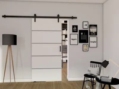 Produktbild von MINIO Schiebetüren LIFT B 96 cm Zimmertüren | Weiß matt