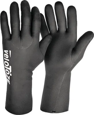 Produktbild von VeloToze Handschuhe wasserdicht L schwarz - warme, wind- & wasserdichte Radha...