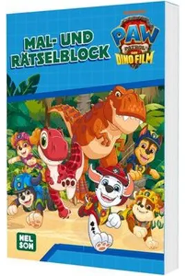 Produktbild von PAW Patrol Kindergartenheft: PAW Patrol - Der Dinofilm: Mal- und Rätselblock