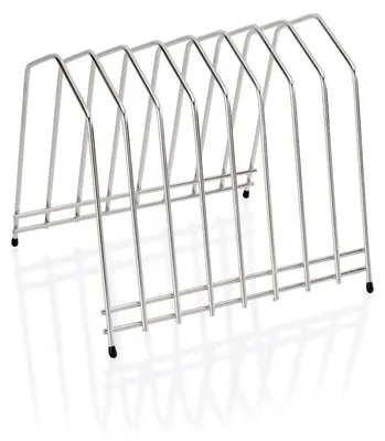 Produktbild von 3x Schneidbretthalter für je 8 Schneidbretter 3 cm Chromnickelstahl