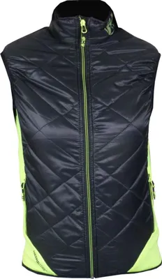 Produktbild von HAVEN Fahrradweste - THERMAL - Schwarz/Gelb 2XL