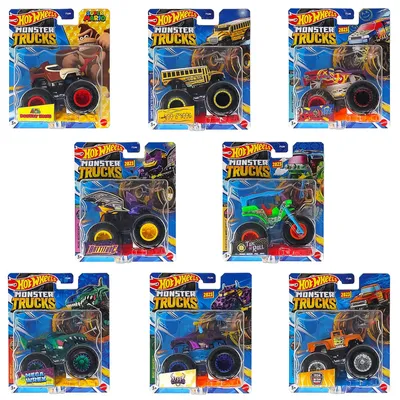 Produktbild von Mattel FYJ44-BUNDLE sort. - Hot Wheels - Monster Trucks, 1:64, 8er-Pack