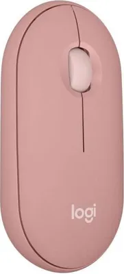 Immagine prodotto di Mouse wireless, Logitech Pebble Mouse 2 M350s, Bluetooth, Easy-Switch, rosa, plastica riciclata