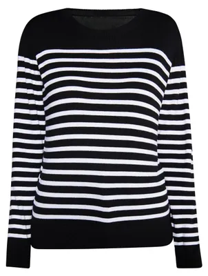 Image de Pull en maille CALEY pour femme - Noir, taille S