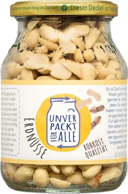 Immagine prodotto di Noccioli di arachidi - crudi sgusciati 325g