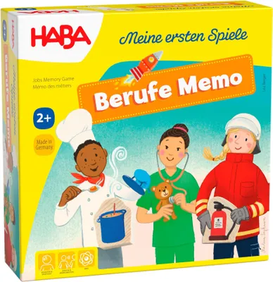 Produktbild von HABA Berufe Memo - Meine ersten Spiele - Berufe-Puzzle für Kinder ab 2 Jahre - 8