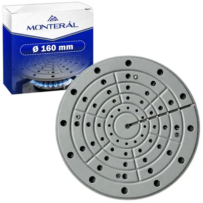 Wärmeverteiler für Gaskochfeld, Alu, Ø 160 mm
