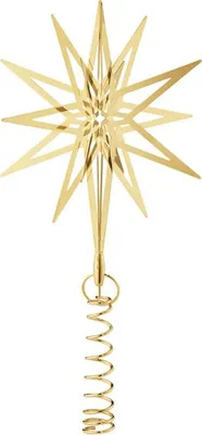 Obrázok produktu pre Georg Jensen - TOP STAR vianočný stromček, pozlátený, v: 17,7 cm