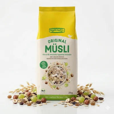 Obrázek produktu pro Rapunzel 800105, Ovesná kaše, 750 g, Přírodní