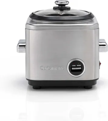 Produktbild von Cuisinart CRC-400, Edelstahl, Edelstahl, Steaming Tray, rice spoon, measuring cup, Glas, 450 W, 200 mm