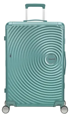 Produktbild von American Tourister Soundbox Alu Spinner 75 / 28 TSA Trolley Dusty Turquoise türkis 77cm