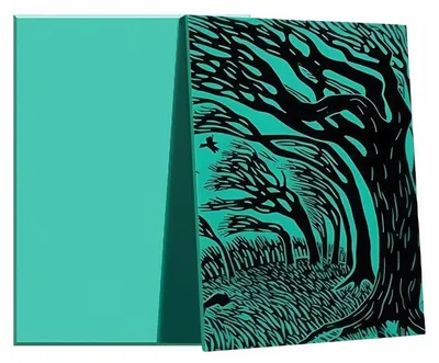 Produktbild von Umweltfreundliche Linoleum-Schneideplatte, Format A4, Grün - Set mit 2 Stück für kreative Projekte