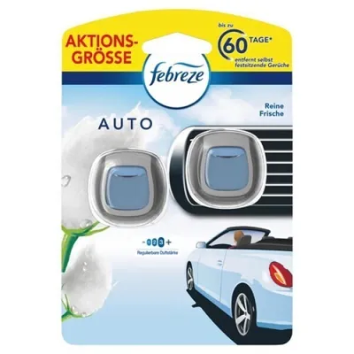 Produktbild von Febreze Auto Lufterfrischer Reine Frische 2x2ml - Raumduft (1er Pack)