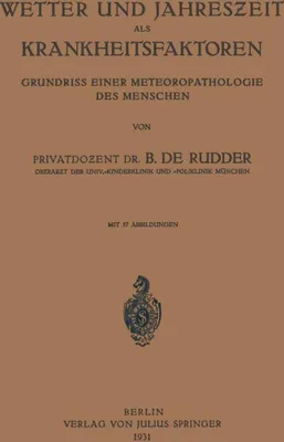 Produktbild von Wetter und Jahreszeit als Krankheitsfaktoren