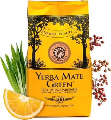 Zdjęcie produktu dla Herbata Yerba Mate Zielona SARSAPARILLA 400g