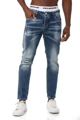 Produktbild von Hose Straight Leg Denim Pants Blau W38 L32