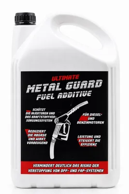 Produktbild von Metal Guard Fuel Additive 5 L Kraftstoffzusatz Diesel Benzin DPF Schutz Tuning Fuel System Reiniger mehr Leistung Schmierung Korrosionsschutz