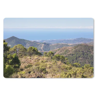 Produktbild von MuchoWow® Mauspad Mousepad Spanien - Meer - Berge 27x18 cm - Mousepads - Maus Mat - Pad - Mausunterlage - Büroartikel - Desk Matten
