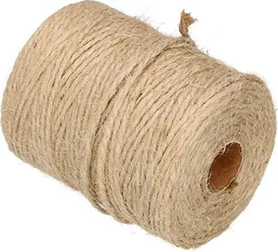 Produktbild von KOTARBAU® Juteschnurr 2 mm 100 g Bastelschnurr Geschenke Band Verpacken Dekorkordel Bindegarn Gartenschnurr Rustikal Spannen Verbinden Kreativ Pflanzen Bäume