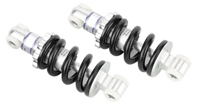 Image de 2 amortisseurs arrière de 125 mm, capacité de 750 lbs, compatibles avec les quad, les karts, les scooters de 49 cm³