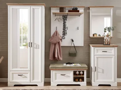 Produktbild von Garderobe Dielenmöbel Garderobenprogramm Komplett Set Flurmöbel "Jillana VI"